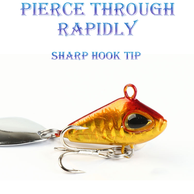 1 adet 6/11/18/22g VIB Crankba - Fishing Lure Spoon incelemesi ve fiyatı