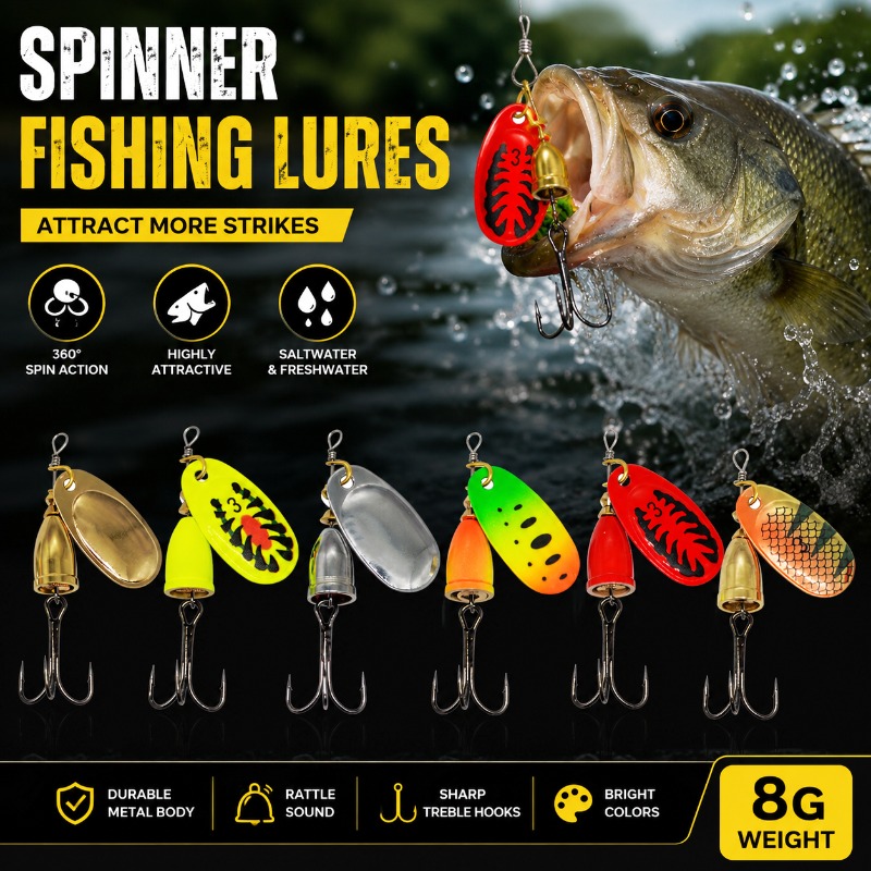 8g Metal Kanatlı Döner Yem Pir - Fishing Lure Blade Bait incelemesi ve fiyatı
